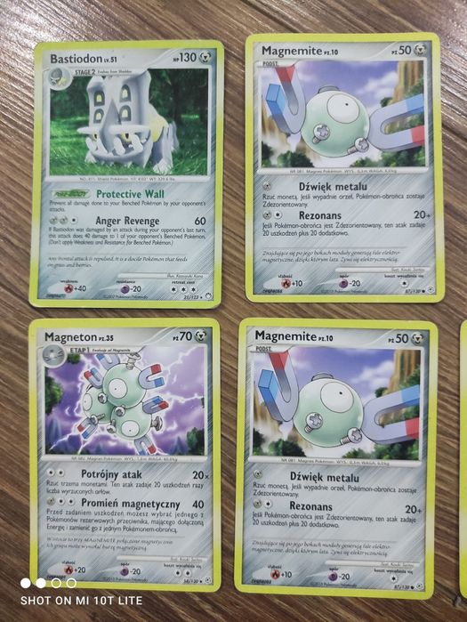 Karty Pokemon zestaw