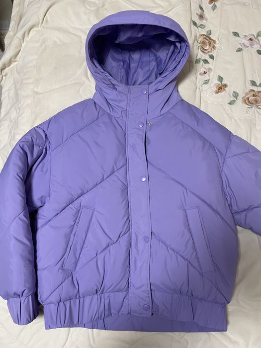 Куртка оверсайз,  ніжно фіолетового кольору