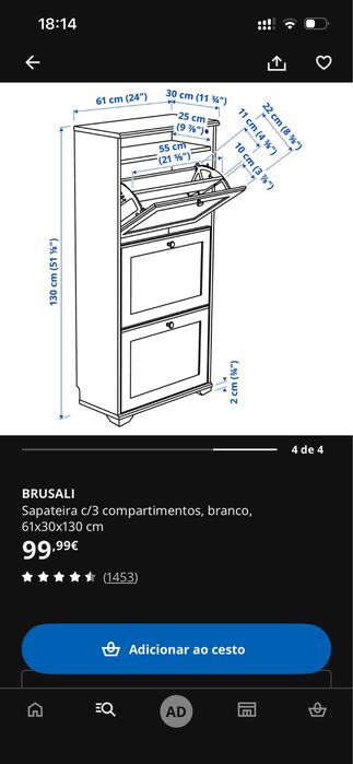 Ikea Brusali (usado)