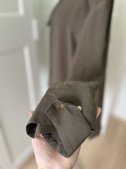 Koszula z wiskozy khaki H&M mama M