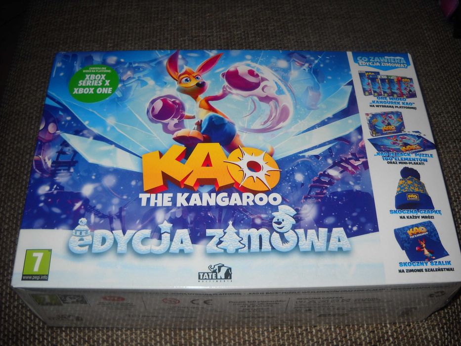 Kangurek Kao Edycja Zimowa Xbox One - Xbox Series X - NOWE