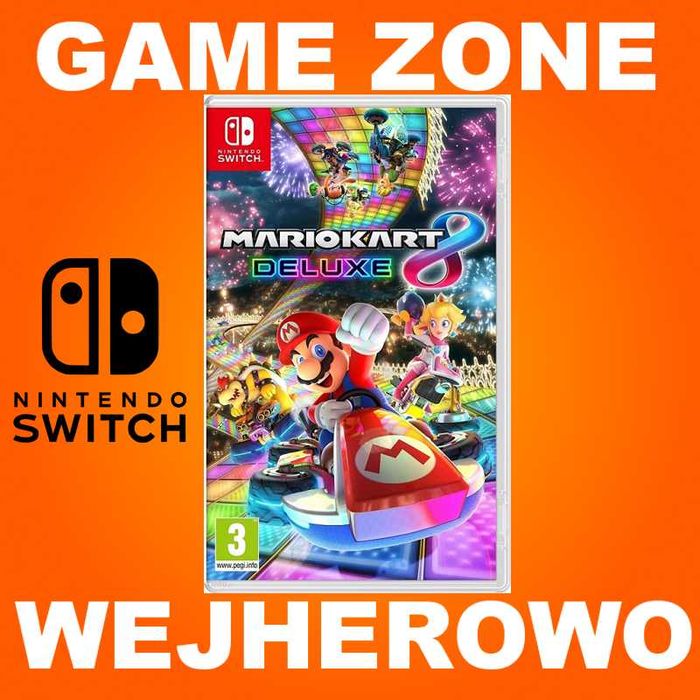 Mario Kart 8 Deluxe Nintendo SWITCH + Lite + Oled = Wejherowo