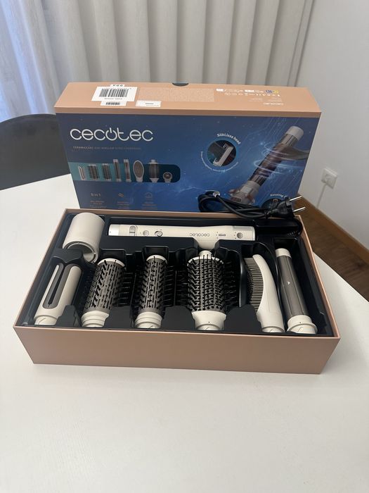 Secador Cecotec CeramicCare 8in1 AirGlam Gyro – Nova
