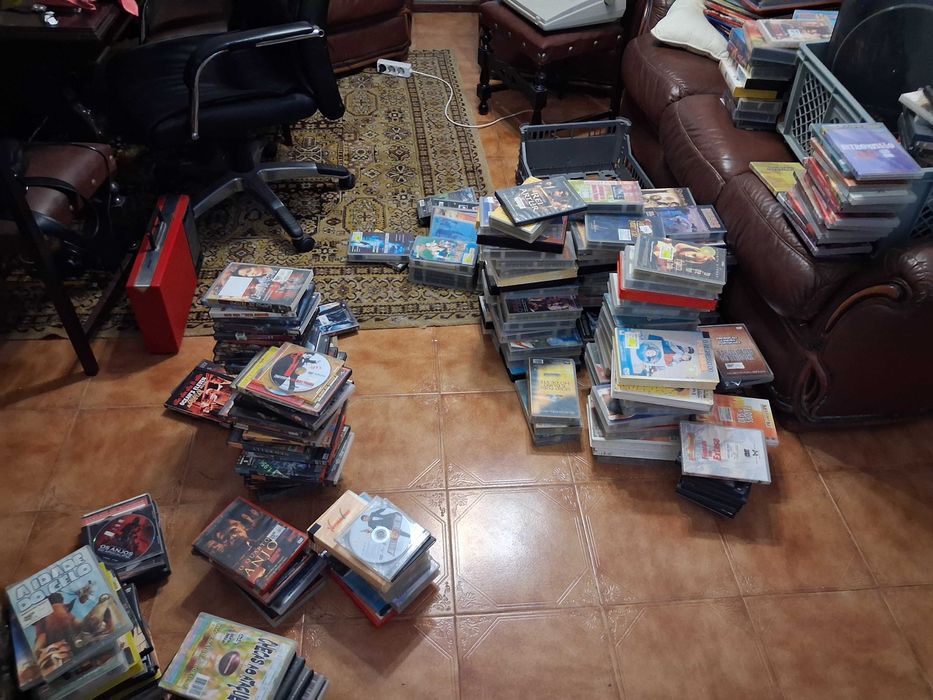 VHS e DVDs filmes
