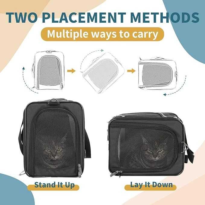 Переноска Petsfit для домашних животных, одобренная авиакомпанией.