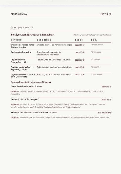 Realizo Serviços de Suporte Administrativo515760158860257286