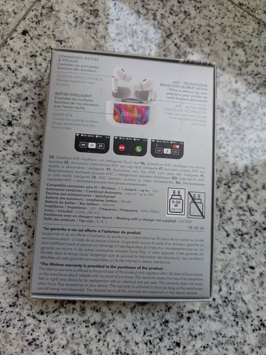Force TWS Play Touch ANC com ecrã tátil64168932838787121