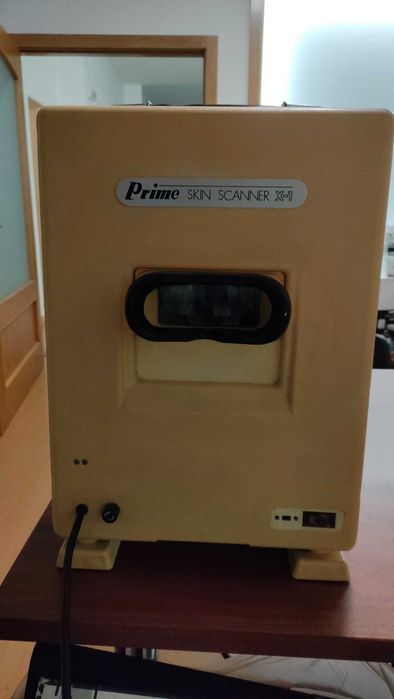 Máquina de leitura do estado da pele