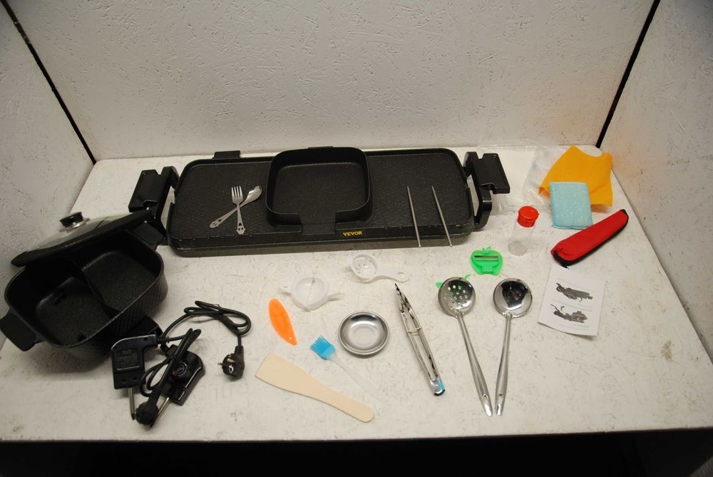 Elektryczny grill bezdymny 2 w 1,