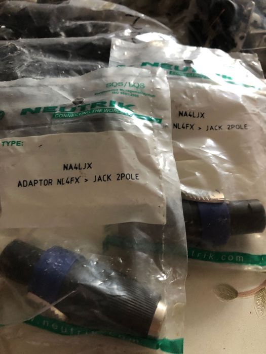 Wtyki + gniazda XLR NEUTRIK (pakiet ponad 100 szt.)
