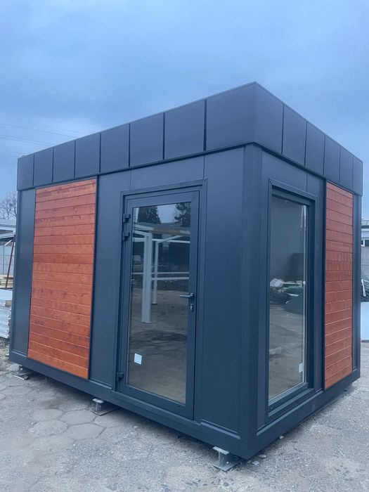 Kontener usługowy, pawilon 3x6 3x4 handlowy