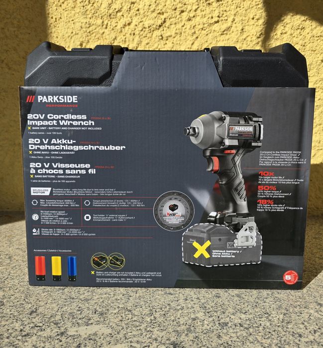 Aparafusadora Impacto Parkside Performance  20V Nova