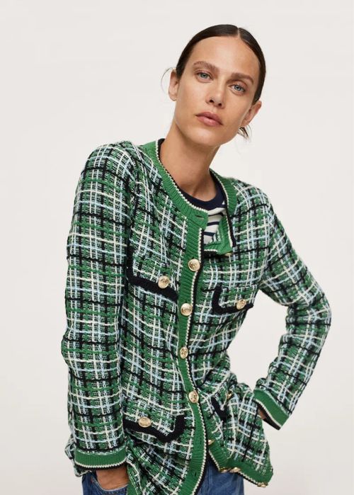 Кардиган mango манго под твид