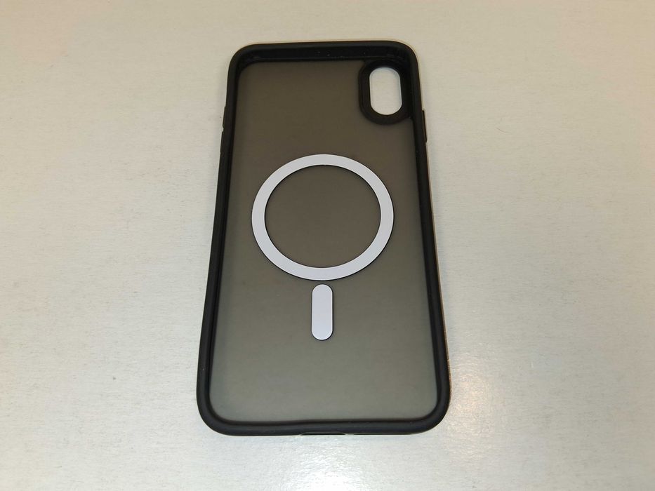 Z026 Etui Magnetyczne MagSafe iPhone XS Max Matowe Czarne XTCASE Nowe
