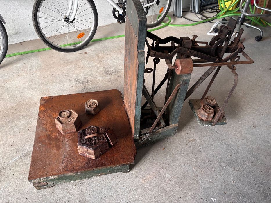 Balança antiga agricola