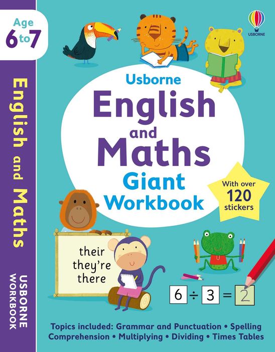 English and Maths Giant Workbook - ZESTAW 3 książek, NOWE