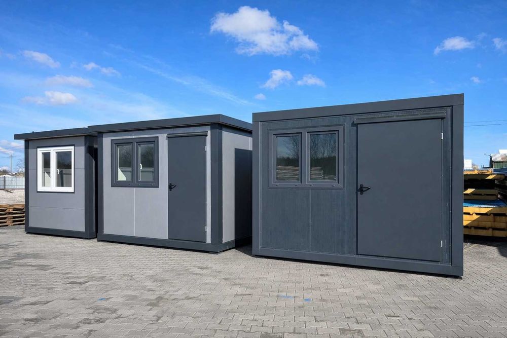 Kontener Pawilon Stróżówka Kontener Socjalny Sanitarny Handlowy Usługowy 3x2 3x4 3x5 3x6 3x7 Promocja !!!