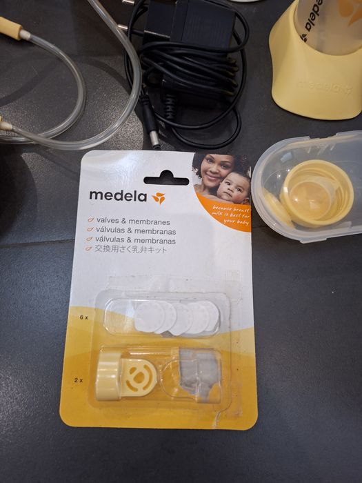 Bomba Medela tirar leite com acessórios