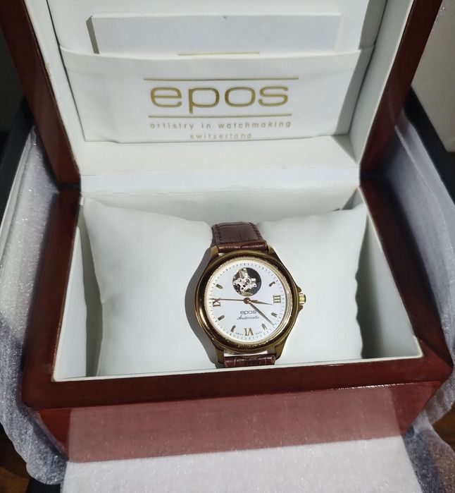 Швейцарские наручные часы Epos, Open Heart,механика