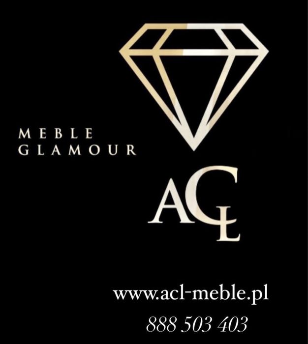 Nowoczesna srebrna konsola komoda z marmurem premium meble glamour