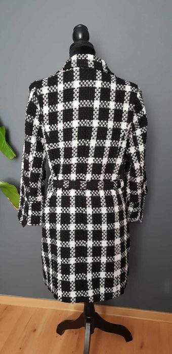 Płaszcz w kratkę S Fionella
