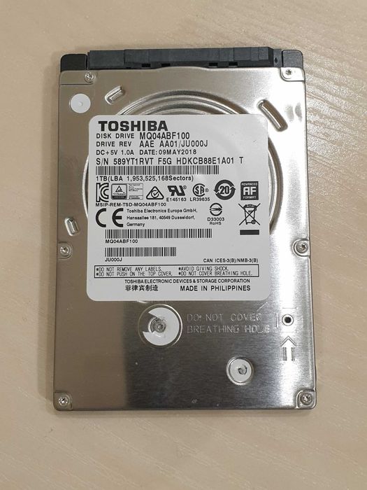 hdd toshiba 1tb - купити комплектуючі для ПК - Ціна на OLX.ua
