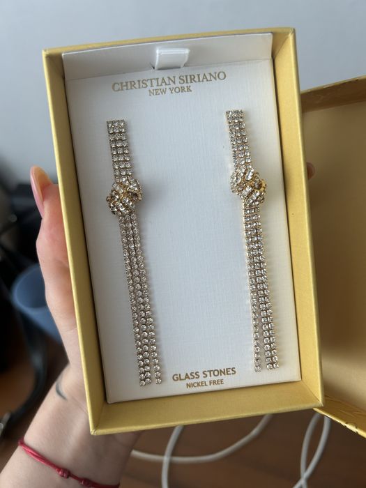 сережки christian siriano