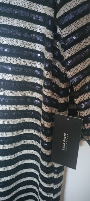 Vestido de lantejoulas Zara