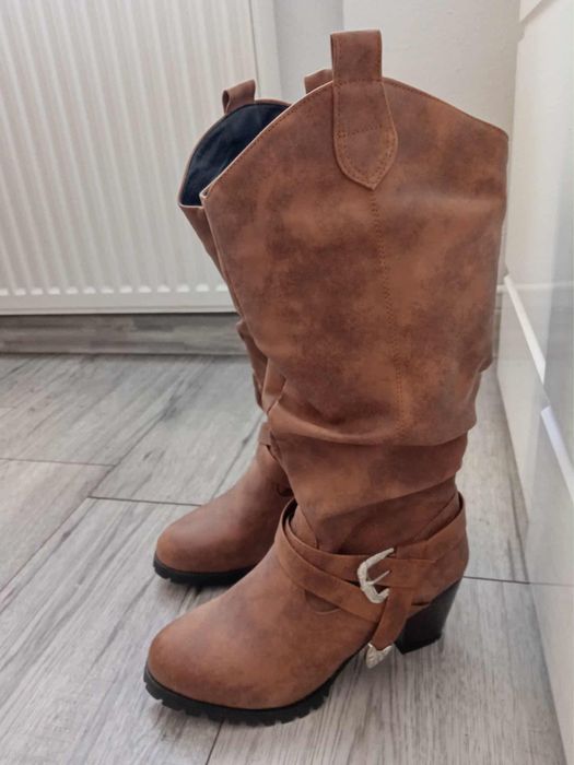 Kozaki damskie roz 38 Nowe!