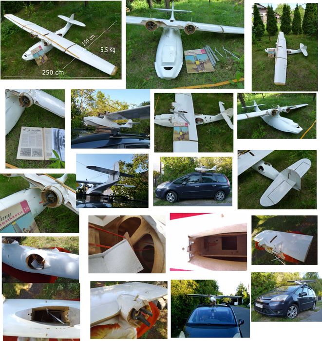 PBY Catalina model RC duży 250cm rozpietość