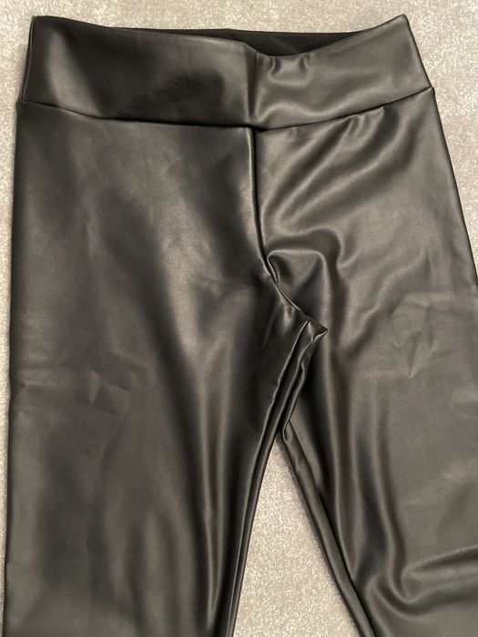 Calças Calzedonia pele sintetica como Novas tamanho M