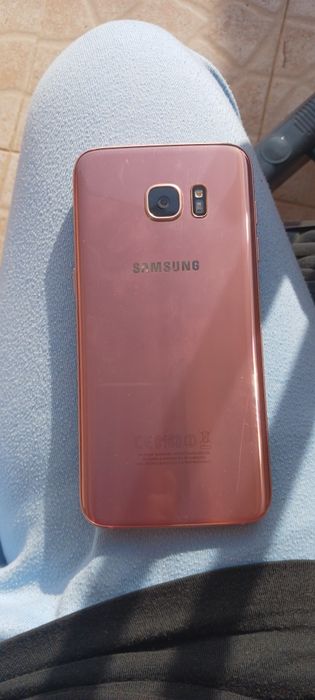 Samsung Galaxy S7 Edge -Desbloqueado 32 GB rosa dourado- a funcionar