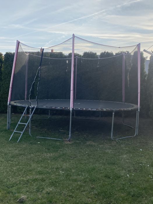 Trampolina Aga Sport Różowa 5 metrow odbiór osobisty