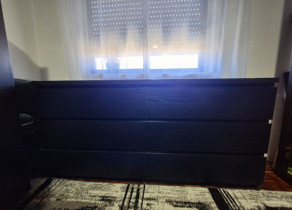Pack Mobiliário Quarto e Sala - IKEA MALM & KALLAX