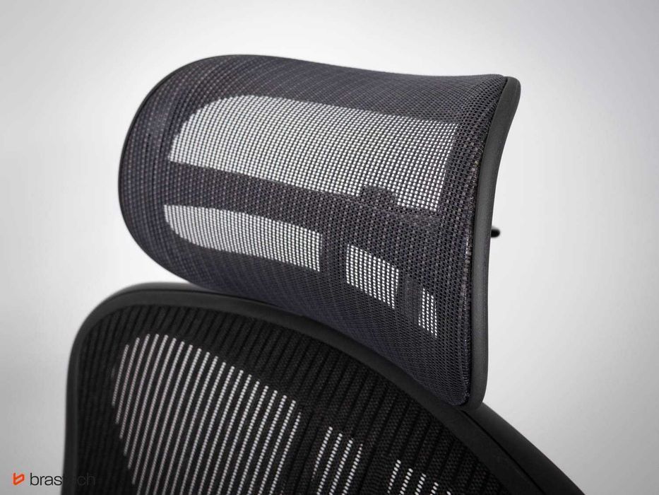 Fotel Herman Miller Aeron Classic B Wersja Ekskluzywna z Zagłówkiem