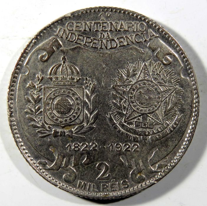Moeda em Prata – Brasil 2000 Reis • 1922 PRATA