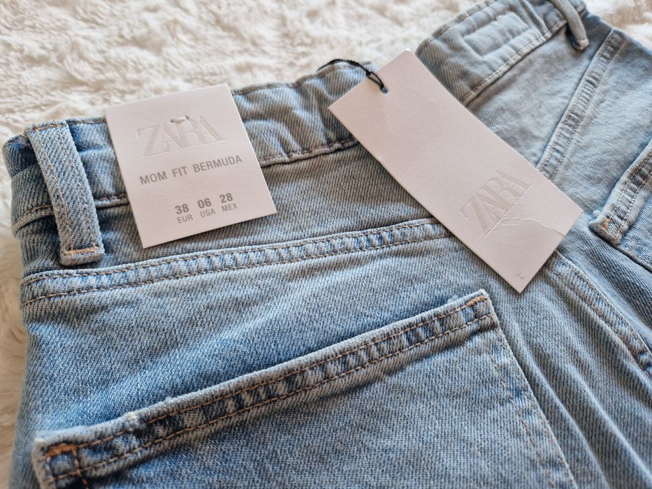 Zara jeansowe bermudy