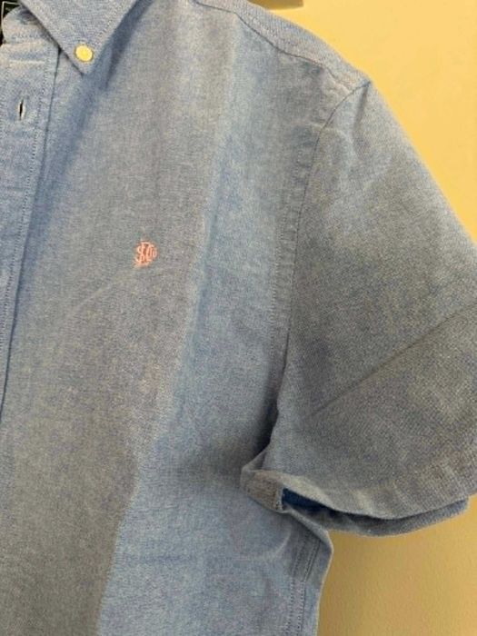 Koszula na krótki rękaw niebieska M - Superdry&Co