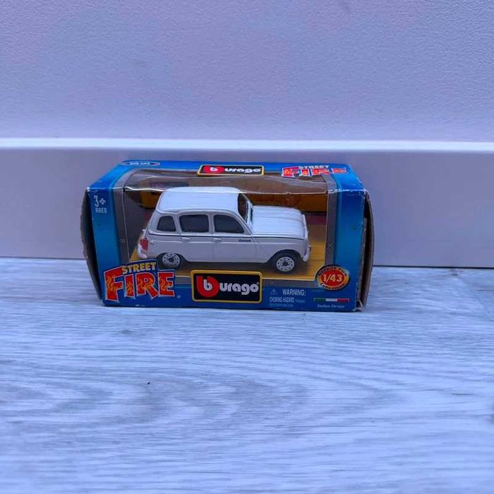 Bburago Street Fire Renault 4L Savane Clássico Escala 1/43 – Novo em Caixa
