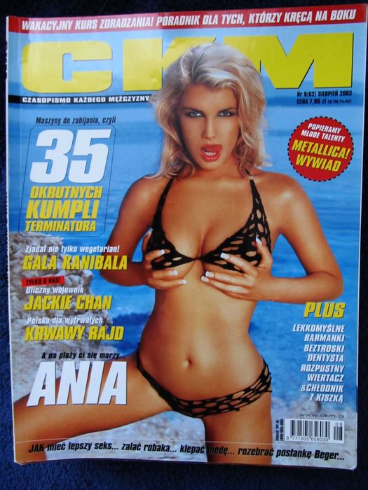 CKM  8/2003 front Ania Downar - Zapolska, również Matallica