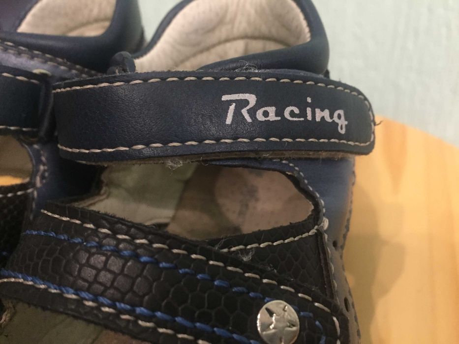Босоніжки Racing сині для хлопчика, 22 розмір (устілка 15см)
