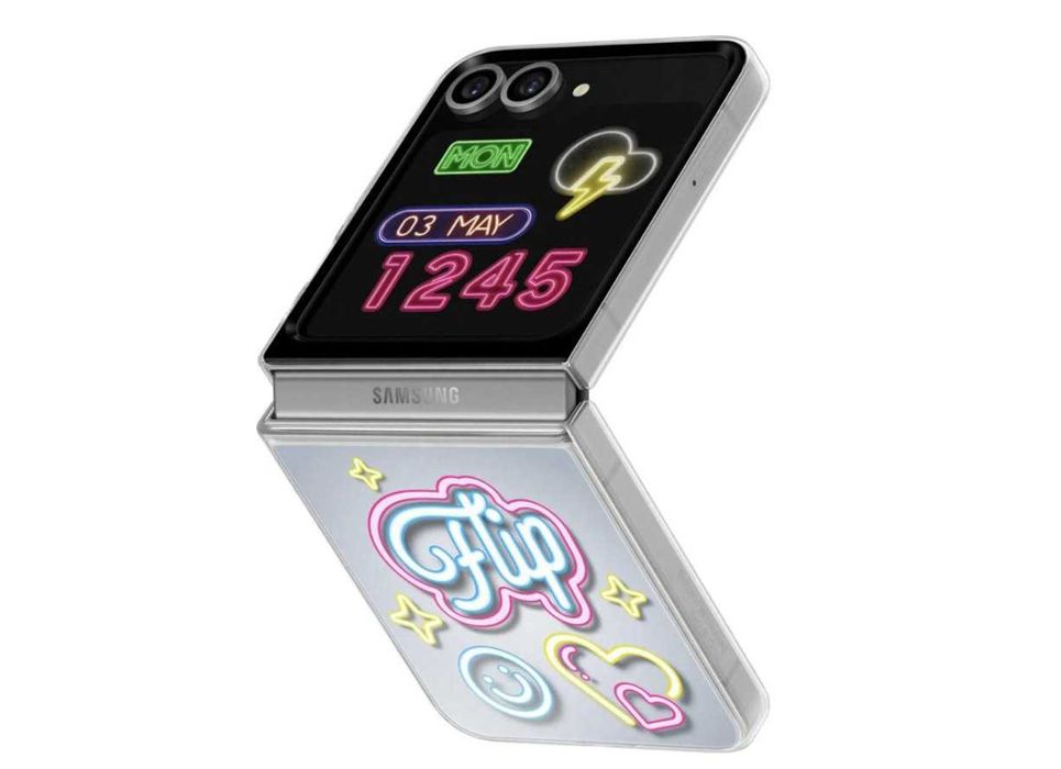 Оригинальный светящийся чехол Samsung Z Flip 6 Flipsuit Case SM-F741b
