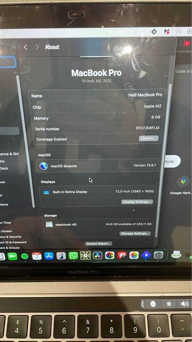 Macbook Pro M2 2021