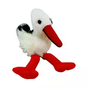 Pluszak bocian siedzący 23 cm. Sun-day. Nowy Produkt