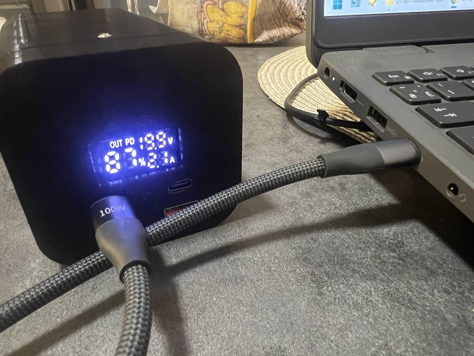 Power Bank 100W для ноутбука 37600 mAh (Real Capacity) LG M50LT
