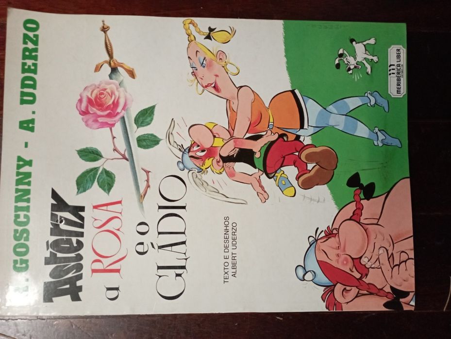 Livro Astérix a Rosa e o Gladio