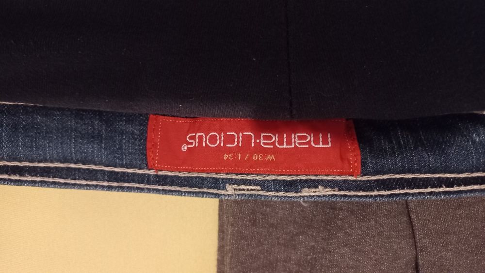 Spodnie dżinsowe ciążowe Mamalicious