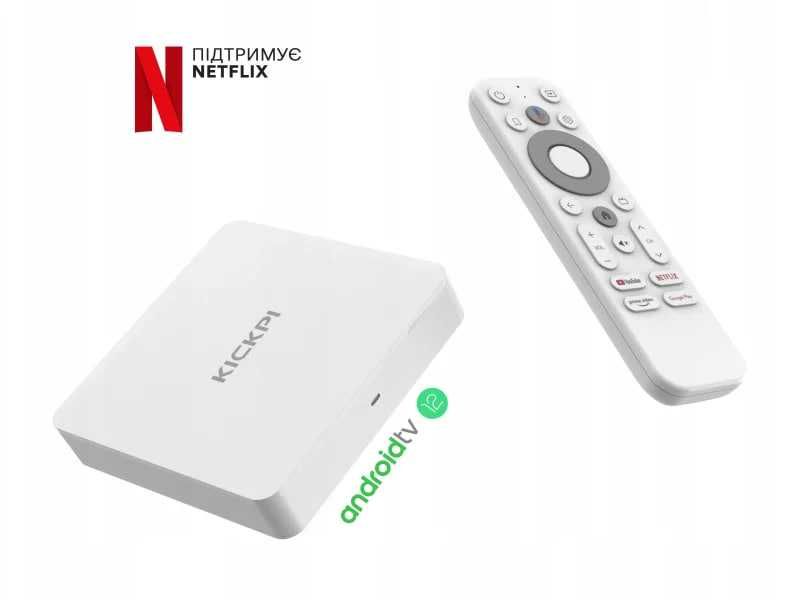 TV-Приставка Kickpi KP1 2/32GB NETFLIX, Android TV 11, S905Y4-B