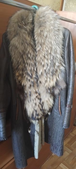 Дубленка с енота