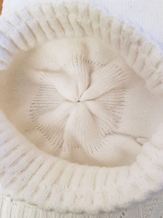 Комплект шапка шарф зима шерсть